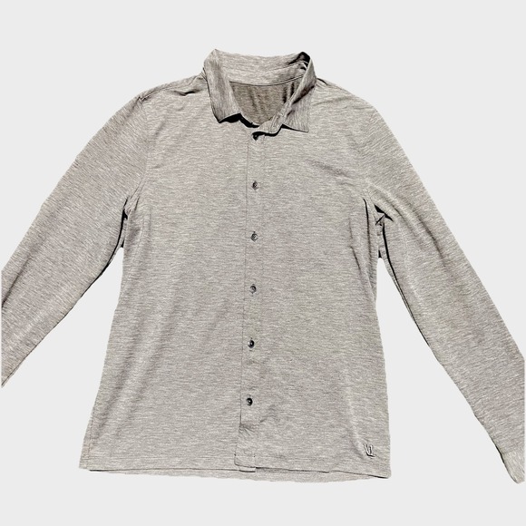 Vuori  Button Down Shirt Men's S Long Sleeve Stretch Comfortable Performance - Picture 3 of 14
